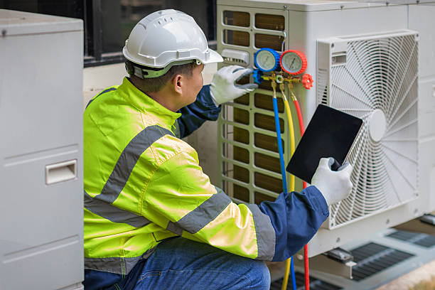 Professional Air Conditioning Repair technician working in Lakehurst, NJ